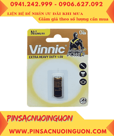 Vinnic SUM5 Pin R1 _Pin N Pin VINNIC SUM5 /R1 Extra Heavy Duty 1.5v chính hãng /Loại vỉ 01 viên