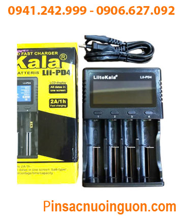 LiitoKala Lii-PD4, Máy sạc Pin và đo dung lượng Pin LiitoKala Lii-PD4 (Sạc 4 pin và đo Pin Lithium Li-ion và NiMh)