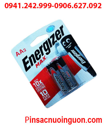 Pin Energizer E91 BP2; Pin AA 1.5v Alkaline Energizer E91-BP2-Made in Singapore| Vỉ 2viên
