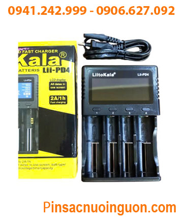 LiitoKala Lii-PD4, Máy sạc Pin và đo dung lượng Pin LiitoKala Lii-PD4 (Sạc 4 pin và đo Pin Lithium Li-ion và NiMh)