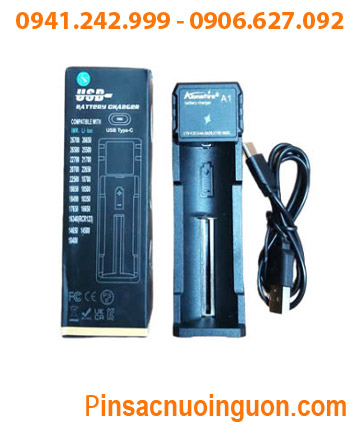 AloneFire A1, Máy sạc Pin 3.7v-4.2v AloneFire A1 (sạc pin 18650, 16340, CR123, CR2, 14500, 21700, 26650)