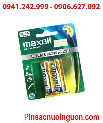 Maxell LR6(GD)2B; Pin AA 1.5v Alkaline Maxell LR6(GD)2B _Xuất xứ Liên doanh (MẪU MỚI)