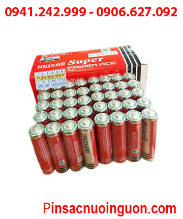 COMBO 1HỘP 40viên Pin AA 1.5v Maxell R6P(AR)4P Super Power ACE chính hãng _Giá chỉ 109.000đ/ Hộp