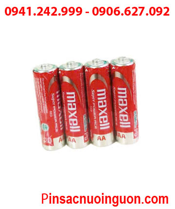 Maxell R6P(AR)4P SUM-3; Pin AA 1.5v Maxell R6P(AR)4P SUM-3 Super Power ACE, MẪU MỚI (Gói 4viên)
