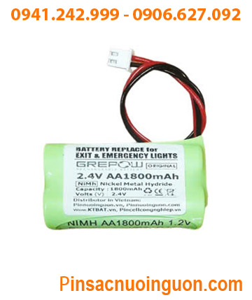 Pin nuôi nguồn PLC 2.4v-AA1800mAh, Pin sạc 2.4V-AA1800mAh, Pin sạc NiMh 2.4V-AA1800mAh chính hãng