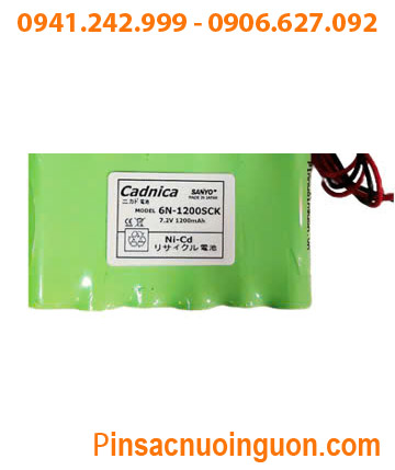 Pin sạc 6N-1200SCK, Pin nuôi nguồn YAMAHA 6N-1200SCK (7.2v-1200mAh) chính hãng/ Xuất xứ NHẬT