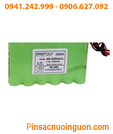 YAMAHA 6N-600AACL; Pin nuôi nguồn YAMAHA 6N-600AACL (NiMh 7.2V-600mAh) chính hãng /Xuất xứ Liên doanh