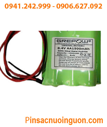 Pin nuôi nguồn 8.4v-AA1500mAh, Pin sạc 8.4v-AA1500mAh, Pin sạc NiMh 8.4v-AA1500mAh chính hãng