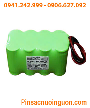 Pin sạc 9.6v-C3000mAh, Pin sạc NiMh 9.6v-C3000mAh, Pin nuôi nguồn 9.6v-C3000mAh chính hãng