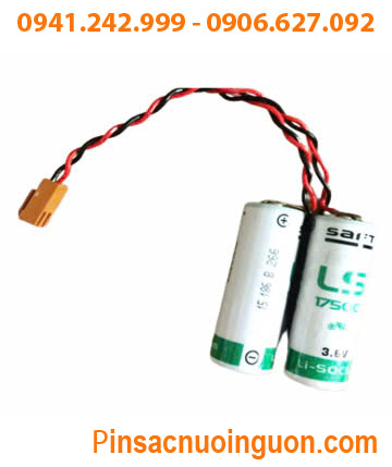 Saft 2LS17500, Pin nuôi nguồn PLC Saft 2LS17500 lithium 3.6v 7200mAh chính hãng _Xuất xứ Pháp