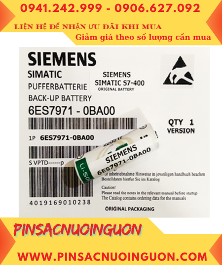 Siemens S7-400; Pin nuôi nguồn PLC Siemens S7-400 lithium 3.6v AA 2600mAh chính hãng _Xuất xứ PHÁP