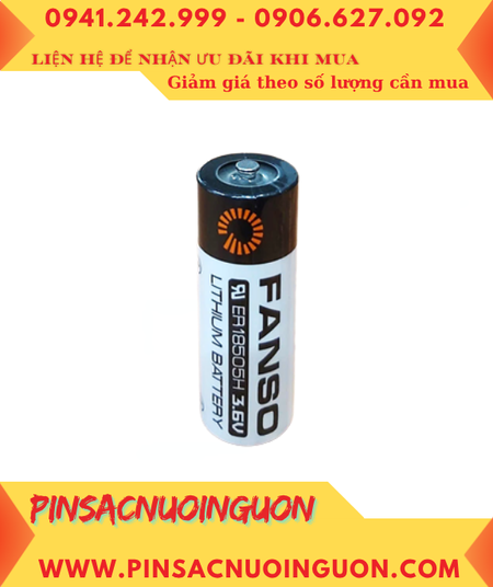 Pin ER17505H _Pin FANSO ER17505H; Pin nuôi nguồn PLC FANSO ER17505H lithium 3.6v 3600mAh chính hãng