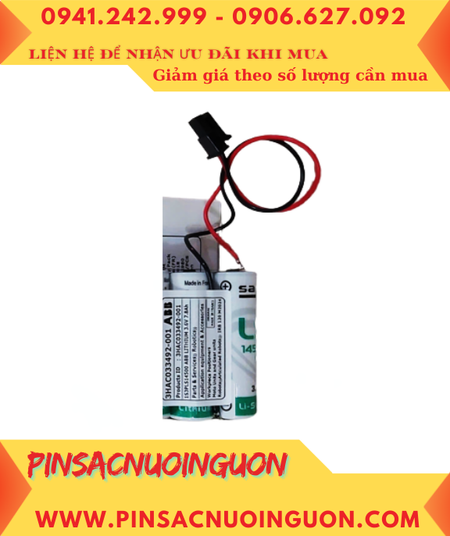 ABB 3HAC033492-001; Pin nuôi nguồn ABB 3HAC033492-001 Lithium 3.6v 7800mAh chính hãng /Xuất xứ PHÁP