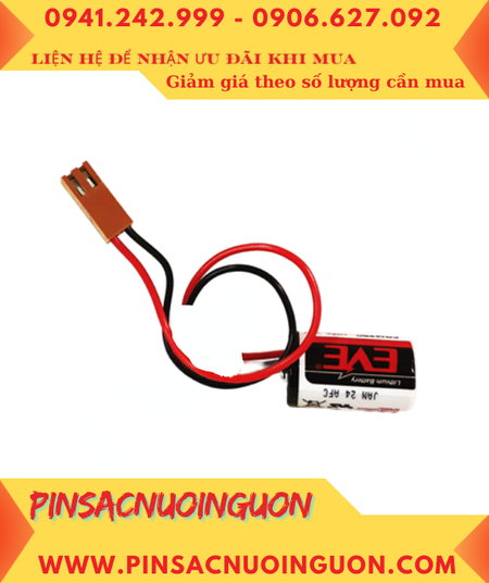 EVE ER14250 (JEA 2.54-2P), Pin nuôi nguồn EVE ER14250 lithium 3.6v 1200mAh 1/2A chính hãng