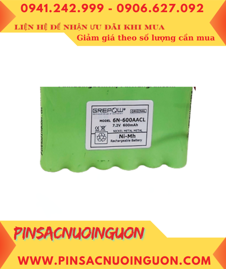 YAMAHA 6N-600AACL; Pin nuôi nguồn YAMAHA 6N-600AACL (NiMh 7.2V-600mAh) chính hãng