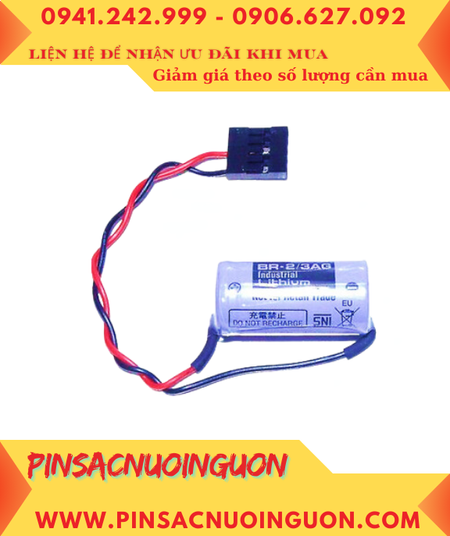 Panasonic BR-2/3AG; Pin nuôi nguồn Panasonic BR-2/3AG 2/3A 1450mAh chính hãng, Xuất xứ NHẬT