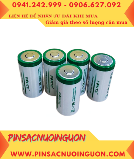 FORTE ER34615, Pin đồng hồ nước FORTE ER34615 lithium Li-SOCl2 3.6v 19000mAh chính hãng