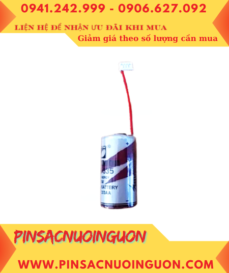 Sunmoon ER14335 (ZẮC CẮM); Pin nuôi nguồn Sunmoon ER14335 lithium 3.6v 1650mAh 2/3AA chính hãng