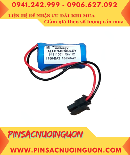 Allen Bradley AB 1756-BA2; Pin nuôi nguồn Allen Bradley AB 1756-BA2 Lithium 3V, Xuất xứ NHẬT