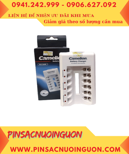Camelion BC-1041; Máy sạc Pin Máy ảnh Camelion BC-1041 _06 khe sạc _Sạc được 2-4-6 Pin AA-AAA