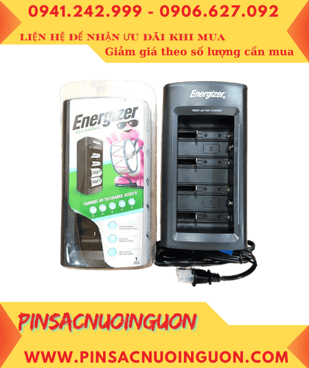 Energizer CHFC; Máy sạc pin Energizer CHFC đa năng 8 khe _sạc được tất cả cỡ pin và từ 1,2,3,4,5,6,7,8