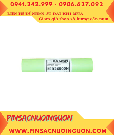 FANSO 2ER26500H (2 viên ghép như hình), Pin nuôi nguồn FANSO 2ER26500H lithium 3.6v chính hãng