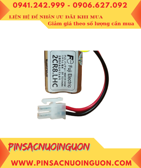 FUJI CR8.LHC (2 viên ghép đôi); Pin nuôi nguồn FUJI CR8.LHC lithium 3v 5200mAh chính hãng /Xuất xứ NHẬT