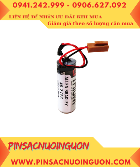 Pin Allen Bradley AB-7PLC; Pin nuôi nguồn Allen Bradley AB-7 PLC lithium 3.6v 2700mAh _Xuất xứ Nhật
