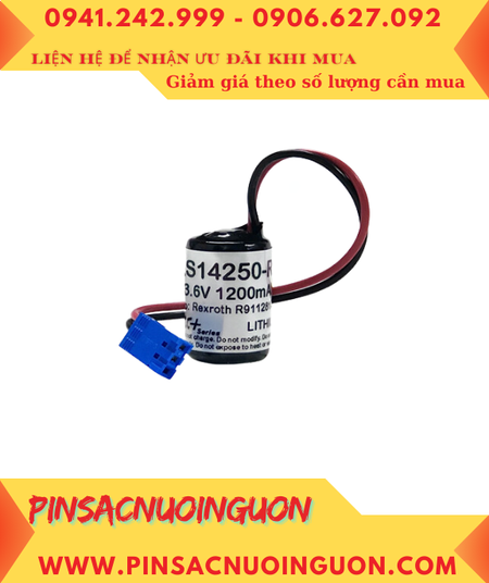 Pin SL-550; Pin Tadiran SL-550; Pin nuôi nguồn PLC Tadiran SL-550 lithium 3.6v 1/2AA 900mAh _Xuất xứ Israel