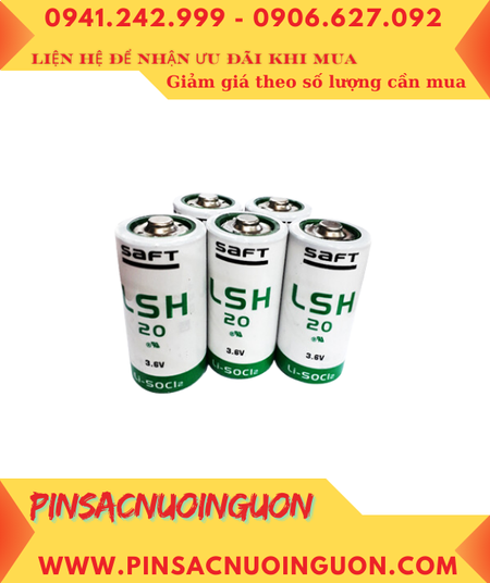 Pin Saft LSH20 _Pin LSH20; Pin nuôi nguồn PLC Saft LSH20 lithium 3.6v D 13000mAh _Xuất xứ Pháp