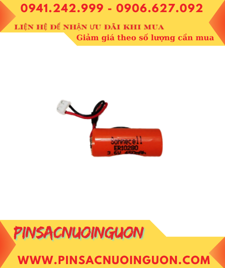 Sonnecell ER10280; Pin nuôi nguồn PLC Sonnecell ER10280 lithium 3.6v 2/3AAA 450mAh chính hãng