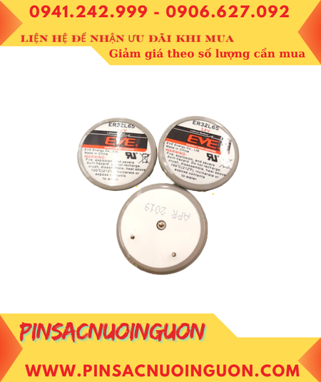 Pin ER32L65 _Pin EVE ER32L65; Pin nuôi nguồn PLC EVE ER32L65 lithium 3.6v 1/10D 1000mAh chính hãng