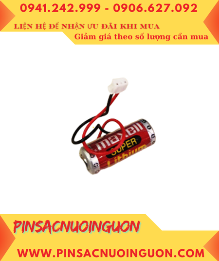 Maxell ER10/28 _Pin ER10/28; Pin nuôi nguồn Maxell ER10/28 lithium 3.6v 2/3AAA (Xuất xứ Nhật)