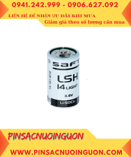Saft LSH14 Light, Pin nuôi nguồn PLC Saft LSH14 Light Lithium 3.6v C 3600mAh (Xuất xứ Pháp)