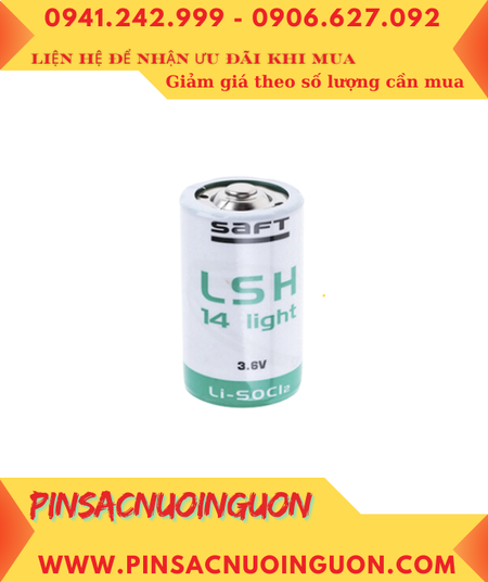 Saft LSH14 Light, Pin nuôi nguồn PLC Saft LSH14 Light Lithium 3.6v C 3600mAh (Xuất xứ Pháp)