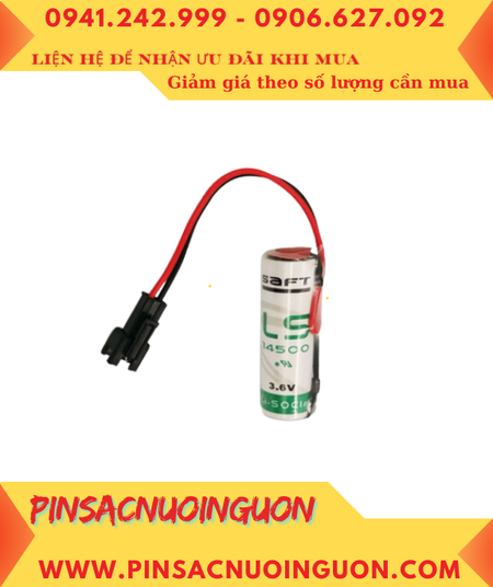 Saft LS14500 _Pin LS14500; Pin nuôi nguồn PLC Saft LS14500 lithium 3.6v A 2600mAh _Xuất xứ Pháp