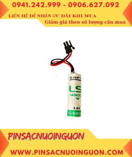 Saft LS14500 _Pin LS14500; Pin nuôi nguồn PLC Saft LS14500 lithium 3.6v AA 2600mAh _Xuất xứ Pháp