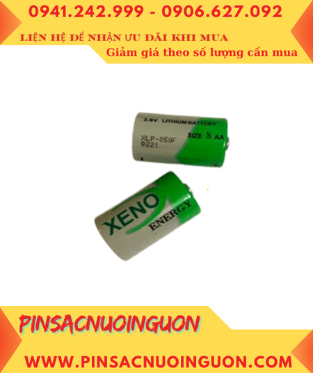 XENO XLP-050F; Pin nuôi nguồn XENO XLP-050F lithium 3.6v 1/2AA 1200mAh _Xuất xứ Hàn Quốc