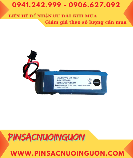 Mitsubishi MR-J3BAT; Pin nuôi nguồn Mitsubishi MR-J3BAT lithium 3.6v AA 2000mAh _Xuất xứ Nhật