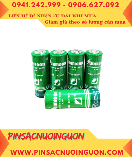 Sunmoon ER17505; Pin nuôi nguồn PLC Sunmoon ER17505 ER17505 LI/SOCl₂ BOBBIN 3.6v 3600mAh chính hãng