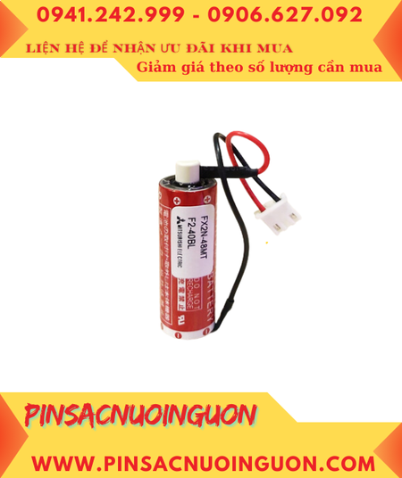 Mitsubishi F2-40BL; Pin nuôi nguồn Mitsubishi F2-40BL lithium 3.6v AA 1800mAh _Xuất xứ Nhật