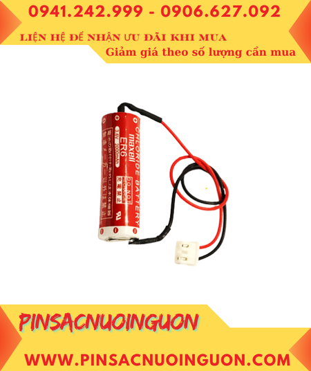 Pin ER6 _Pin Maxell ER6; Pin nuôi nguồn PLC Maxell ER6 lithium 3.6v AA 2000mAh _Xuất xứ Nhật
