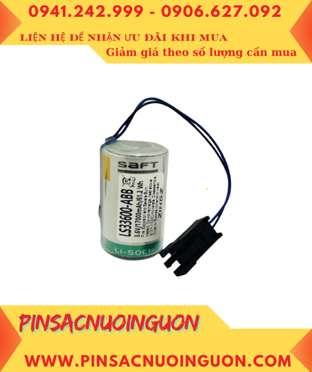 ABB Robot 3HAB 2038-1; Pin nuôi nguồn ABB Robot 3HAB 2038-1 lithium 3.6v 17000mAh /Xuất xứ PHÁP