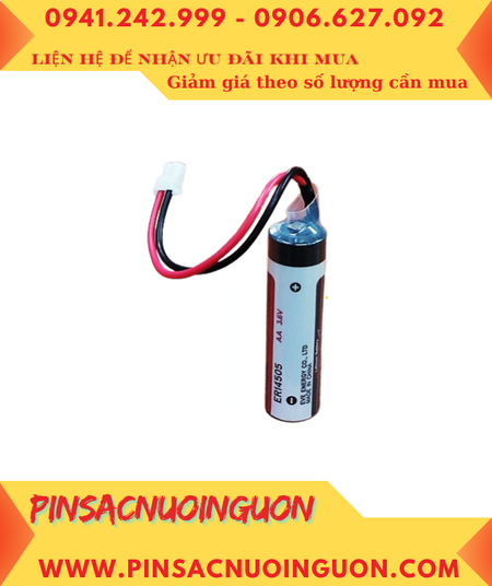 Pin ER14505 _Pin EVE ER14505; Pin nuôi nguồn EVE ER14505 lithium 3.6v AA 2600mAh (zắc cắm trắng)