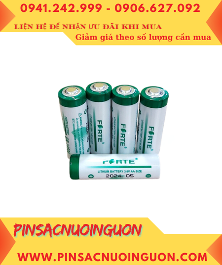 FORTE ER14505, Pin nuôi nguồn PLC FORTE ER14505 lithium Li-SOCl2 3.6v 2400mAh chính hãng
