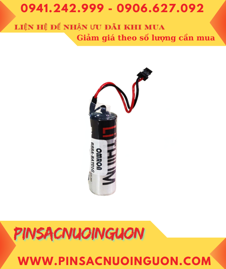 Pin Omron R88A-BAT01G; Pin nuôi nguồn PLC Omron R88A-BAT01G lithium 3.6v _Xuất xứ Nhật