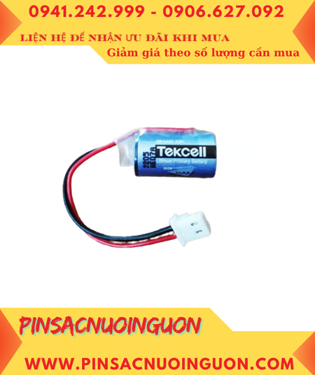 Tekcell SB-AA02, Pin nuôi nguồn PLC Tekcell SB-AA02 lithium 3.6v 1/2AA 1200mAh, Xuất xứ HÀN QUỐC