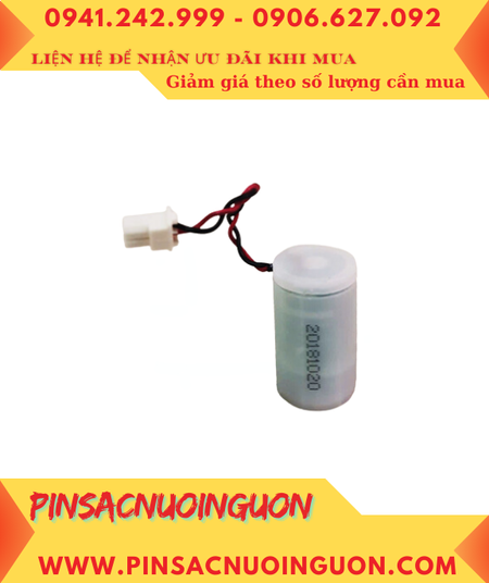 Pin ER14250, Pin nuôi nguồn PLC DELTA ER14250 lithium 3.6v 1/2AA 1200mAh (đóng thộp như hình)