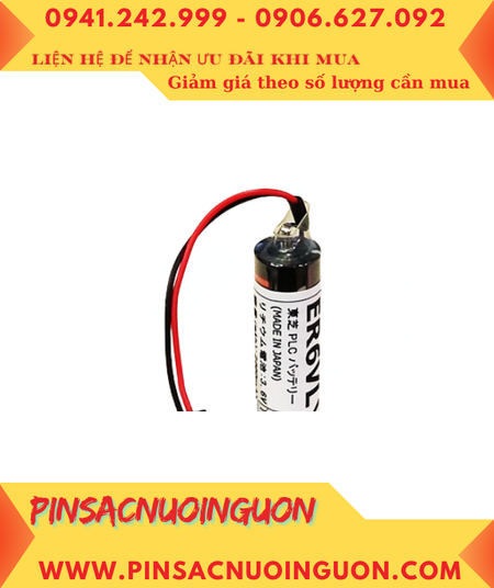 Toshiba ER6VLY; Pin nuôi nguồn Toshiba ER6VLY lithium 3.6v AA 2000mAh chính hãng, Xuất xứ Nhật