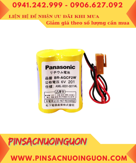 Pin A06B-6093-K001; Pin nuôi nguồn FANUC A06B-6093-K001 lithium 6v chính hãng, Xuất xứ Nhật